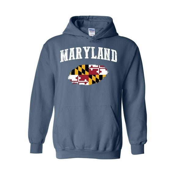 Mens Sweatshirts and Hoodies - Maryland Flag
