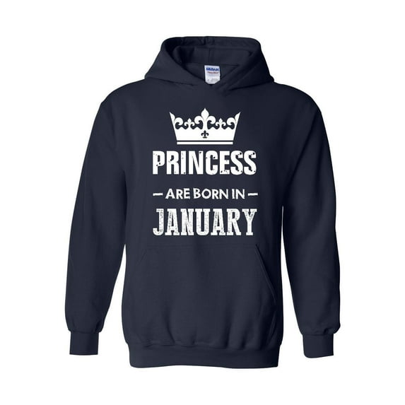 Mens Sweatshirts and Hoodies - Princess are Born in January