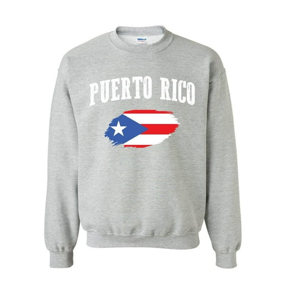 Mens Sweatshirts and Hoodies - Puerto Rico Flag
