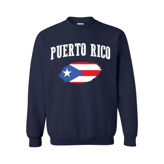 Mens Sweatshirts and Hoodies - Puerto Rico Flag