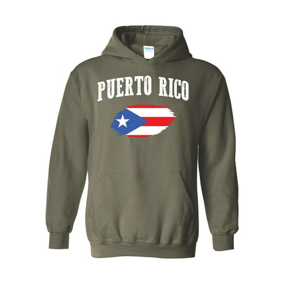 Mens Sweatshirts and Hoodies - Puerto Rico Flag