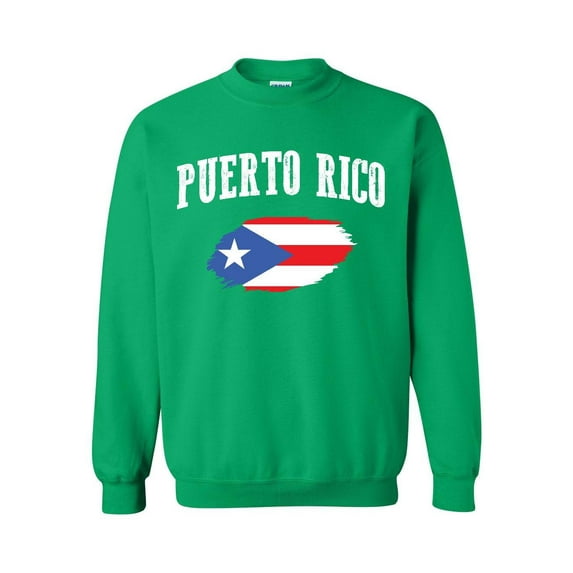 Mens Sweatshirts and Hoodies - Puerto Rico Flag