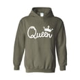 thumbnail image 1 of Mens Sweatshirts and Hoodies - Queen in White Crown, 1 of 5