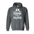 thumbnail image 1 of Mens Sweatshirts and Hoodies - Safety First With A Nurse, 1 of 5