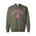 thumbnail image 1 of Mens Sweatshirts and Hoodies - Survive Pink Ribbon, 1 of 5