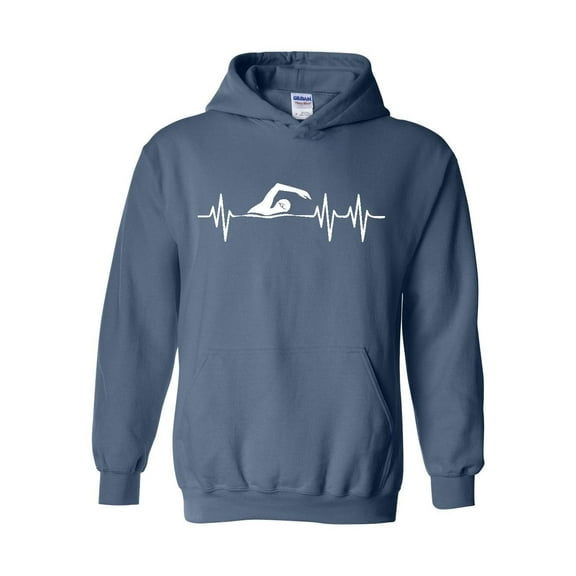 Mens Sweatshirts and Hoodies - Swimming Swimmer