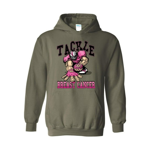 Mens Sweatshirts and Hoodies - Tackle Breast Cancer