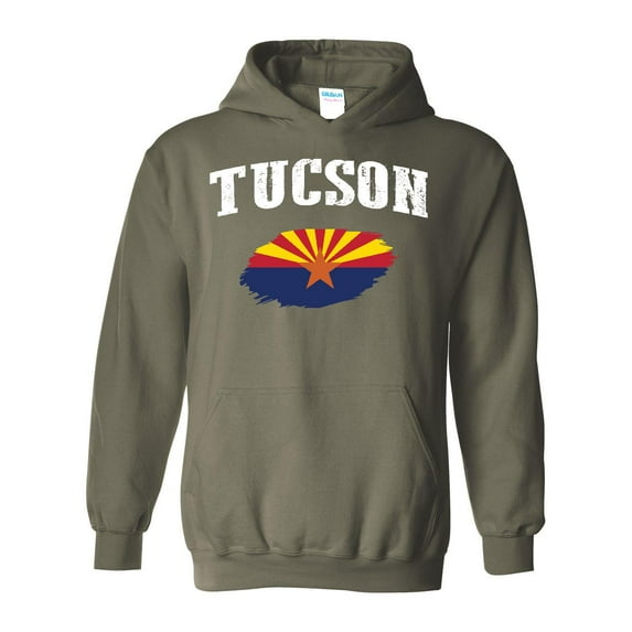 Mens Sweatshirts and Hoodies - Tucson Arizona Flag