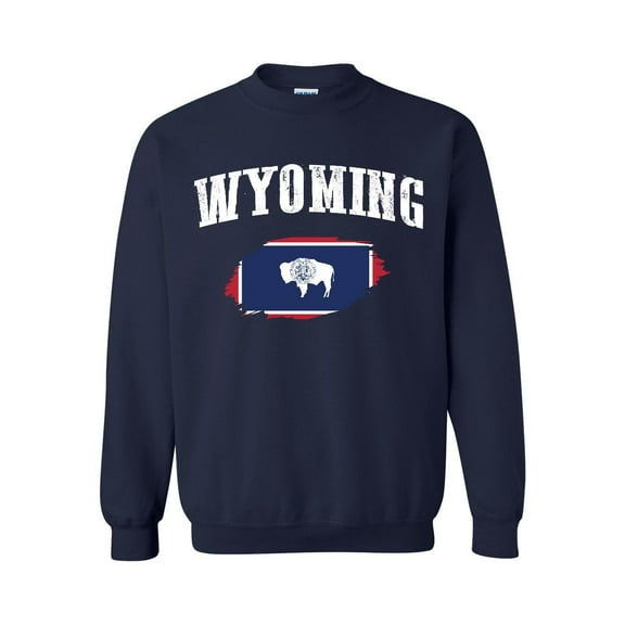 Mens Sweatshirts and Hoodies - Wyoming Flag