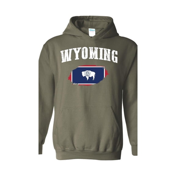 IWPF - Mens Sweatshirts and Hoodies - Wyoming Flag