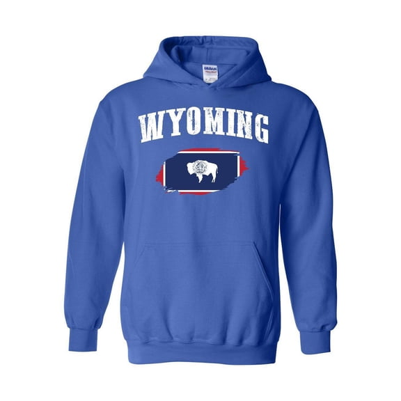 Mens Sweatshirts and Hoodies - Wyoming Flag
