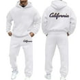 thumbnail image 1 of Mens Sweatsuit 2 Piece Set Hoodies and Sweatpants Sets 2025 Casual Jogging Gym Sweat Suits Athletic Tracksuit Outfits, 1 of 7