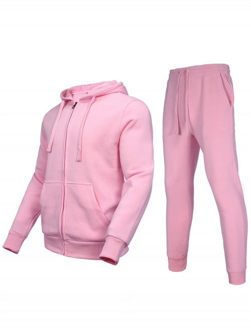 Big Tall Men's Lightweight Sweatsuit, Unisex Athletic Tracksuit