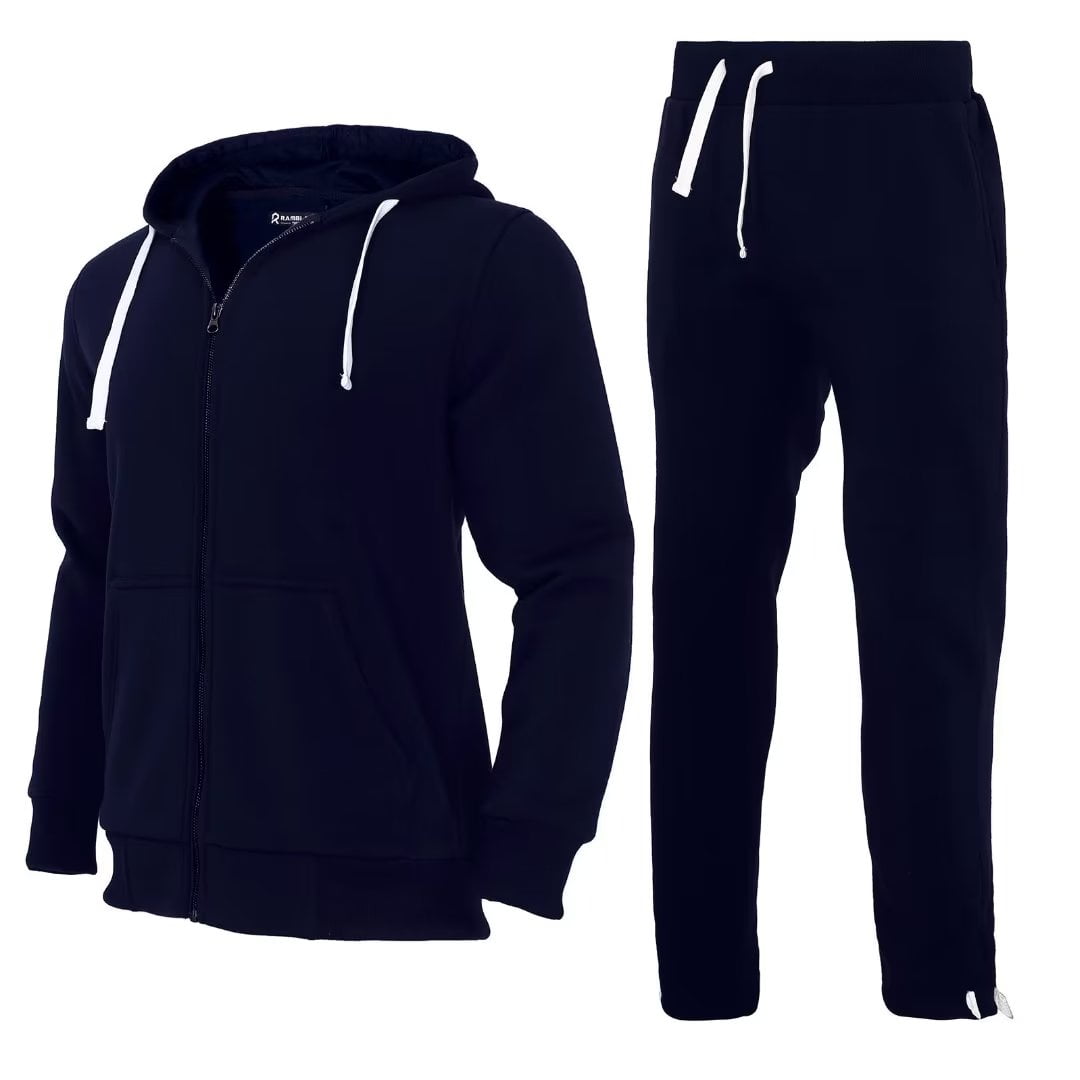 Mens Sweatsuits 2 Piece Casual Athletic Long Sleeve Tracksuit Set Jogging Suit for Running