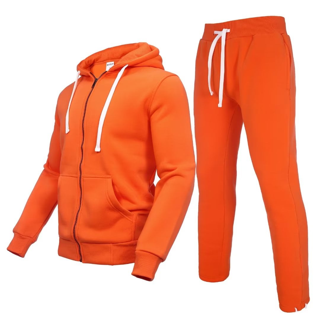 Mens Sweatsuits 2 Piece Casual Athletic Long Sleeve Tracksuit Set Jogging Suit for Running