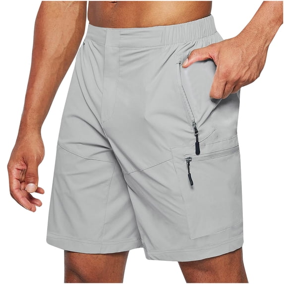 Mens Swim Cargo Shorts Various Pockets Quick Dry Slim Fit 5 Inch Inseam