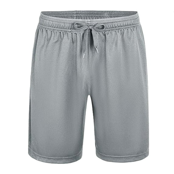 Mens Swim Men's Beach Shorts Men's Summer Slim Oversized Loose Beach Pants Quick Drying Sports Shorts Ndbuld Gray XL