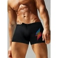 thumbnail image 1 of Mens Swim Short Beach Short for Men Swimming Bathing Suits Swimwear Surfing Printing Swim Trunks Beachwear, 1 of 6