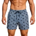 thumbnail image 1 of Mens Swim Shorts Swim Trunks with Double Layer Surf Comfortable Hawaiian Print Casual Vacation Beach Shorts for Men, 1 of 9