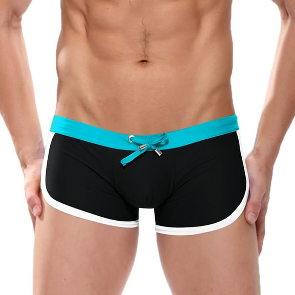 Mens Swim Swimming Shorts Trunks Board Beach Pants Waterproof Quick Dry Adults Mesh Lined Swimwear Blue M