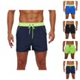 thumbnail image 1 of Mens Swim Trunks 2026 Summer Casual Elastic Waist Quick Drying Swim Shorts with Pockets Beach Shorts, 1 of 7