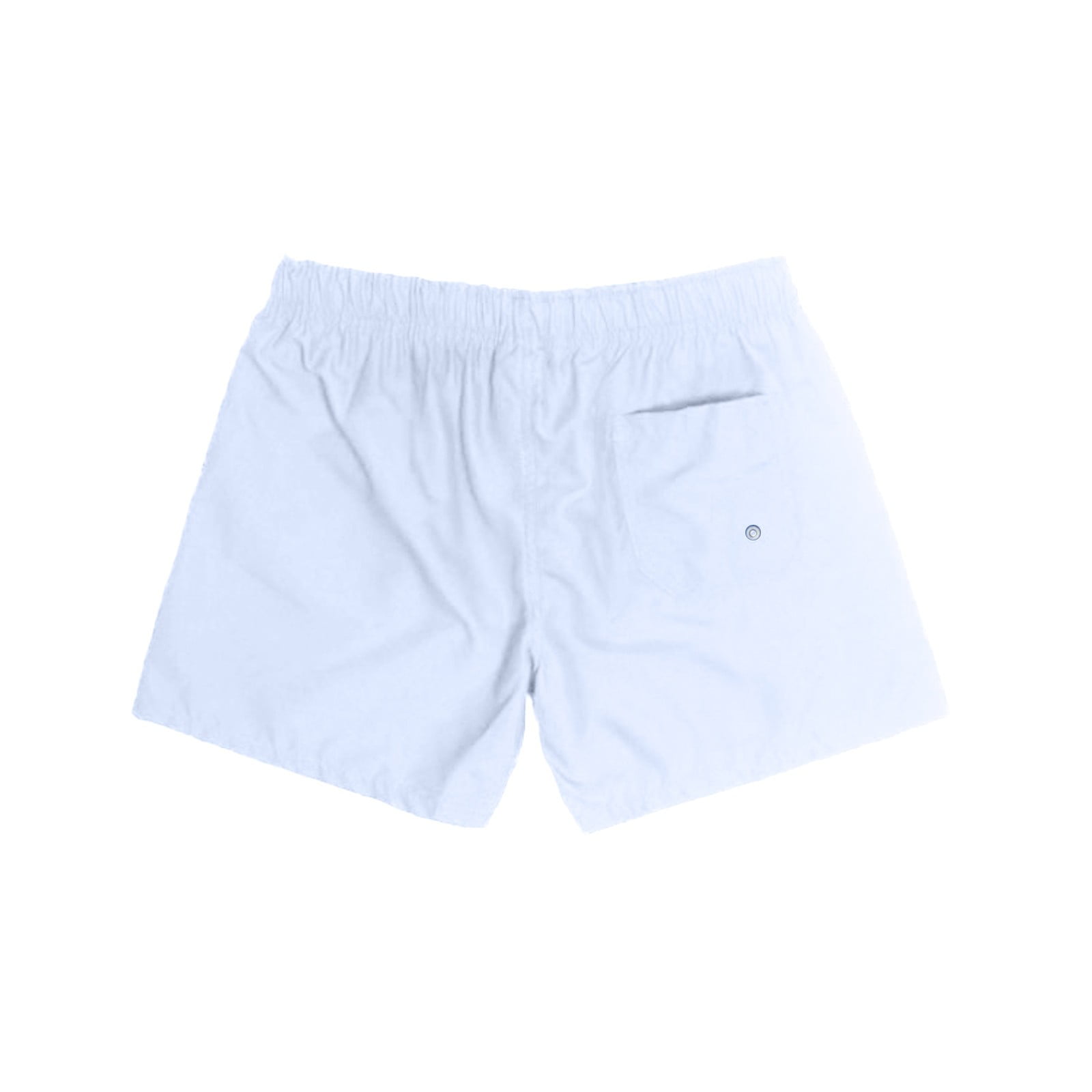 Mens Swim Trunks Inch Inseam Board Shorts Solid White M