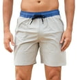thumbnail image 1 of Mens Swim Trunks 5" Quick Dry Stretch Swim Shorts Bathing Suits Swimwear Beach Shorts with Pockets, 1 of 6