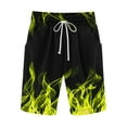 thumbnail image 1 of Mens Swim Trunks 7 Inch Bathing Suits Quick Dry Mesh Lining Swimsuits Yellow XXXXL, 1 of 3
