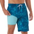 thumbnail image 1 of Mens Swim Trunks 9 Inch Inseam Compression Liner Quick Dry Long Board Shorts Swimsuit Anti-Chafe, 1 of 1