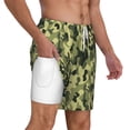 thumbnail image 1 of Mens Swim Trunks Army Camouflage Quick Dry Board Shorts with Compression Liner, 1 of 2