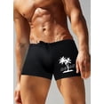thumbnail image 1 of Mens Swim Trunks Beach Short for Men Swimming Bathing Suits Swimwear Surfing Printing Swim Trunks Coconut Tree, 1 of 6