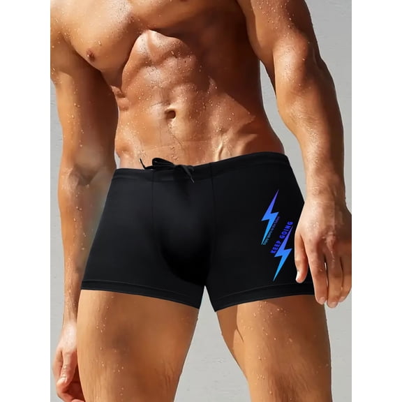 Mens Swim Trunks Beach Short for Men Swimming Bathing Suits Swimwear Surfing Printing Swim Trunks Shorts