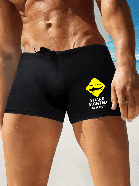 Mens Swim Trunks Beach Short for Men Swimming Bathing Suits Swimwear Surfing Printing Swim Trunks