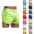 thumbnail image 1 of Mens Swim Trunks Colorblock Summer Shorts, Drawstring Waist Shorts for Men, Quick Dry Beach Shorts, Casual 5 Inch Inseam Mens Shorts for Vacation, Pool, or Streetwear M-2XL, 1 of 9
