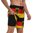 thumbnail image 1 of Mens Swim Trunks Flag Of Germany Quick Dry Board Shorts with Compression Liner, 1 of 6