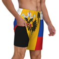 thumbnail image 1 of Mens Swim Trunks New Russian Flag Quick Dry Board Shorts with Compression Liner, 1 of 6