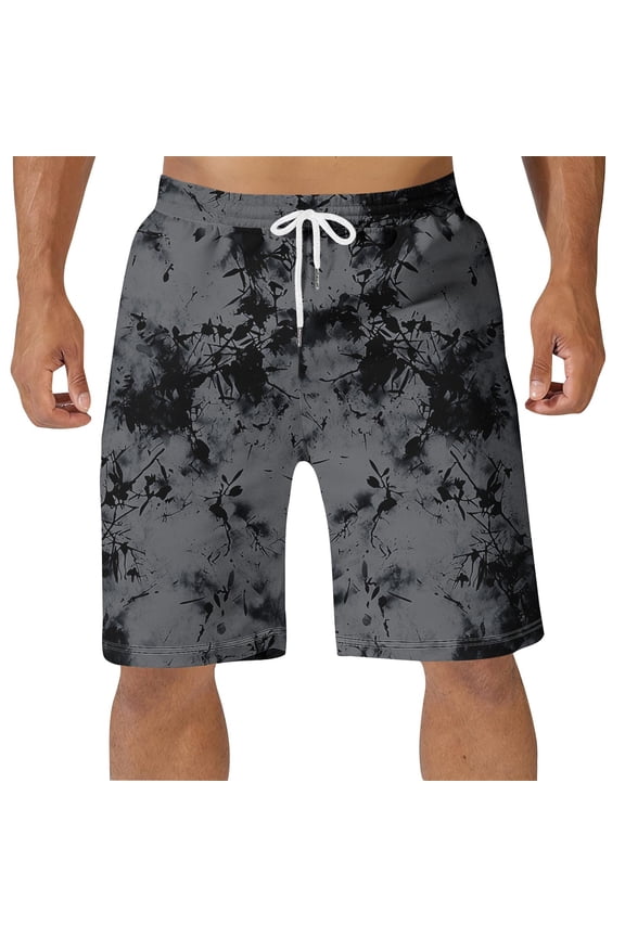 Mens Swim Trunks Quick Dry Board Shorts Breathable Fit Hawaii Beach Shorts Swimwear Bathing Suits