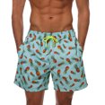 Mens Swim Trunks Quick Dry Swim Shorts with Mesh Lining Funny Swimwear