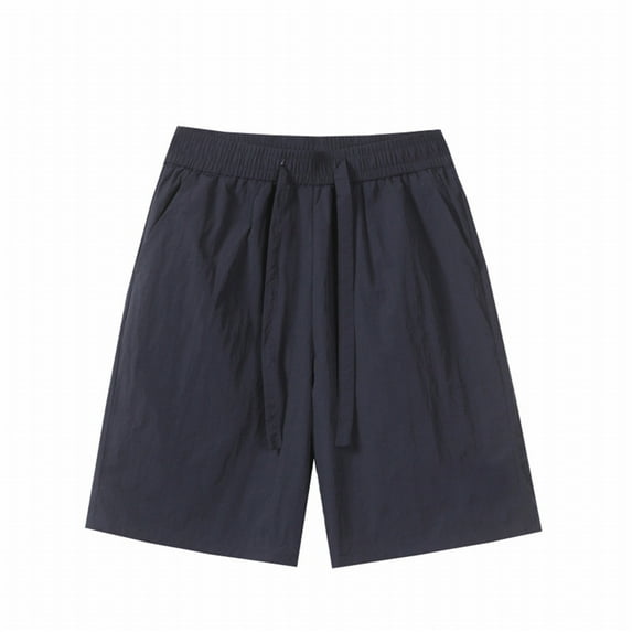 Mens Swim Trunks Quick Drying Casual Large Sized Loose Sports Shorts Mens Sweat Shorts Navy XXL