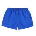 thumbnail image 1 of Mens Swim Trunks Summer Solid Elastic Shorts Casual Lightweight Quick Dry Relaxed Fit Breathable Drawstring Short Pants with Double Pockets, 1 of 2