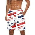 thumbnail image 1 of Mens Swim Trunks Swim Shorts Quick Dry Beach Swimsuit Casual Shorts with Drawstring, 1 of 4