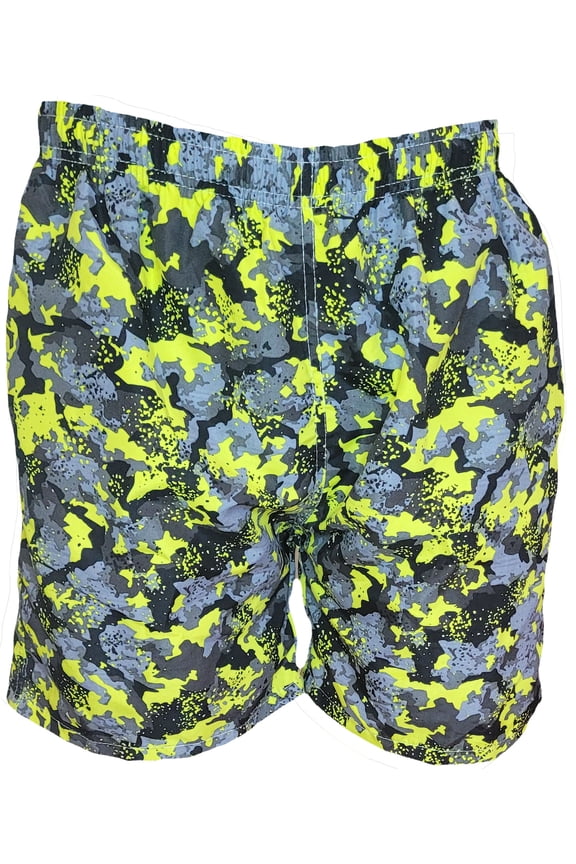 Mens Swim Trunks, Swimming Shorts Board Swimwear Suit, Mesh Lining, 2 Pockets, XL