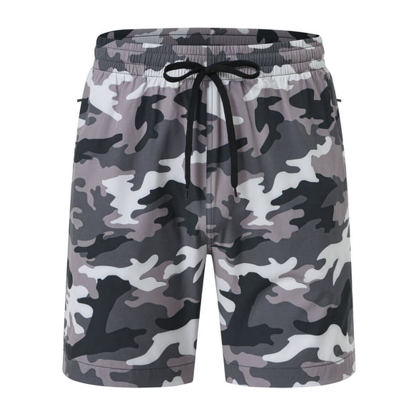 Mens Swim Trunks Swimming Shorts Swimwear Bathing Suits Quick Dry 5 Inch with Mesh Lining