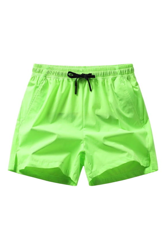 Mens Swim Trunks Swimming Shorts Swimwear Bathing Suits Quick Drying 7 Inch with Mesh Liner Mint Green Size XXXXL