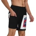 thumbnail image 1 of Mens Swim Trunks Us Army Retro 82nd Airborne Division Quick Dry Swim Beach Shorts with Compression Liner, 1 of 7
