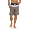 thumbnail image 1 of Mens Swim Trunks with Compression Lining - Quick Dry Microfiber Swim Shorts Bathing Suit - Mens Board Shorts Swimwear-5114-Nv-Gr-XL, 1 of 5