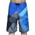 thumbnail image 1 of Mens Swimming Shorts Quick Dry Beach Trunks Swimwear Shorts with Elastic Waist and Pockets, 1 of 6