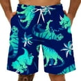 thumbnail image 1 of Mens Swimming Trunks Quick-Drying Water Shorts Tropical Print Swimwear Men Bathing Suit Pool Party, 1 of 3