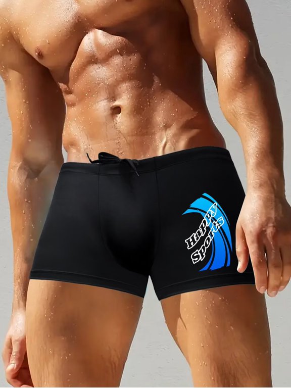 Mens Swimwear Beach Short for Men Swimming Bathing Suits Swimwear Surfing Printing Swim Trunks Beach Parties