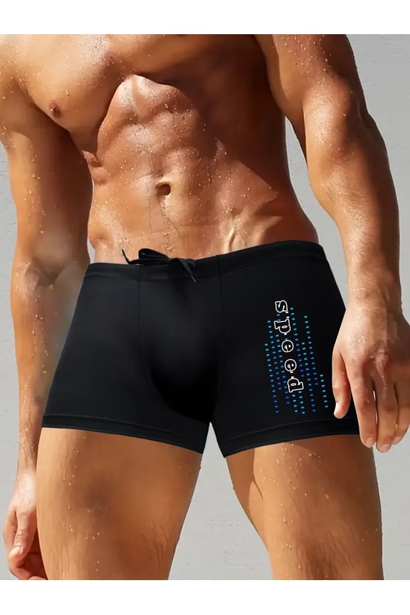 Mens Swimwear Beach Short for Men Swimming Bathing Suits Swimwear Surfing Printing Swim Trunks